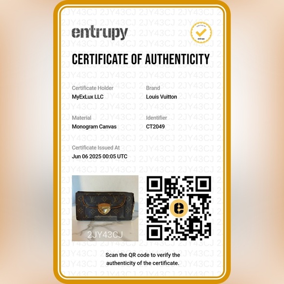 Authentic Louis Vuitton Astrid Wallet crossbody w/COA - Picture 2 of 12